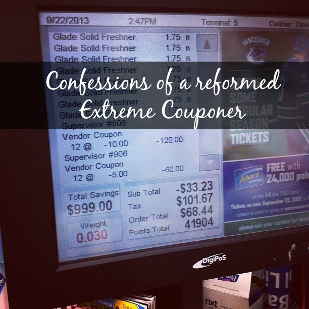 Confessions of a reformed extreme couponer