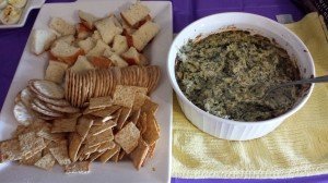 hot spinach and artichoke dip