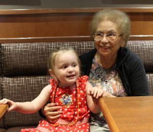 Wordless Wednesdays; Generations - Alivia and Aunty Jean