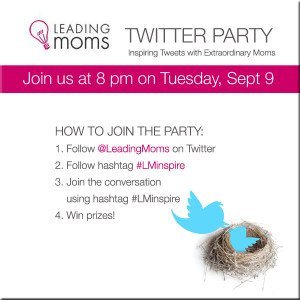 Leading Moms Twitter Party