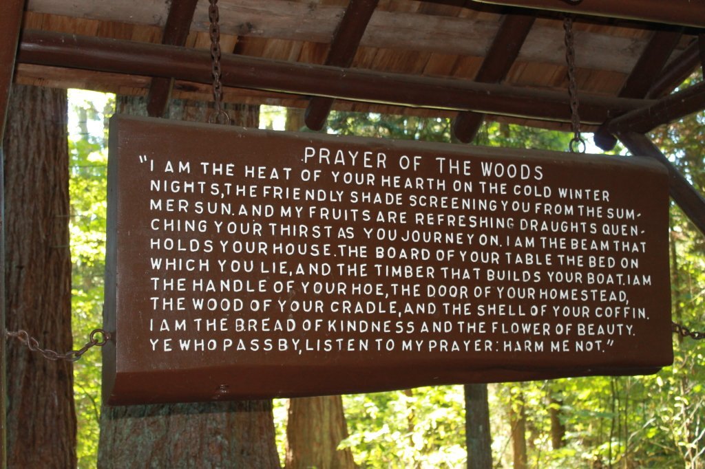 Redwood Park Prayer of the Woods
