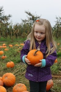 Alivia found her best pumpkin