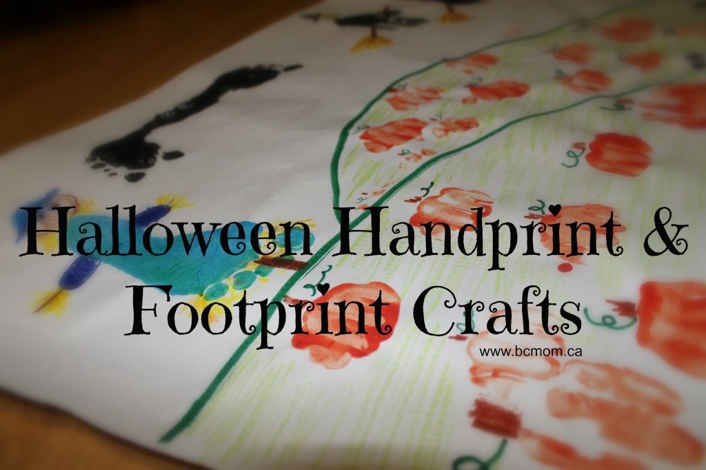 Hand & Footprint Halloween Craft