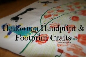 Hand & Footprint Halloween Craft