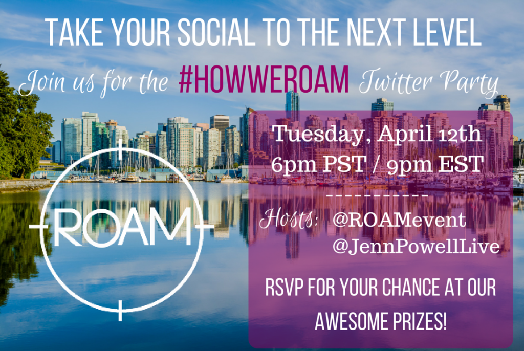 ROAM Event  #HowWeRoam