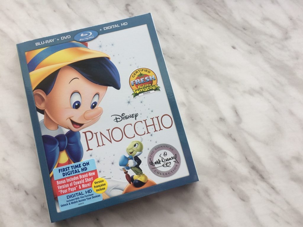 Pinocchio Blu-Ray DVD 