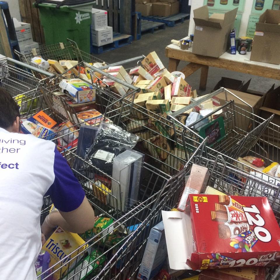 Greater Vancouver Food Bank Sorting