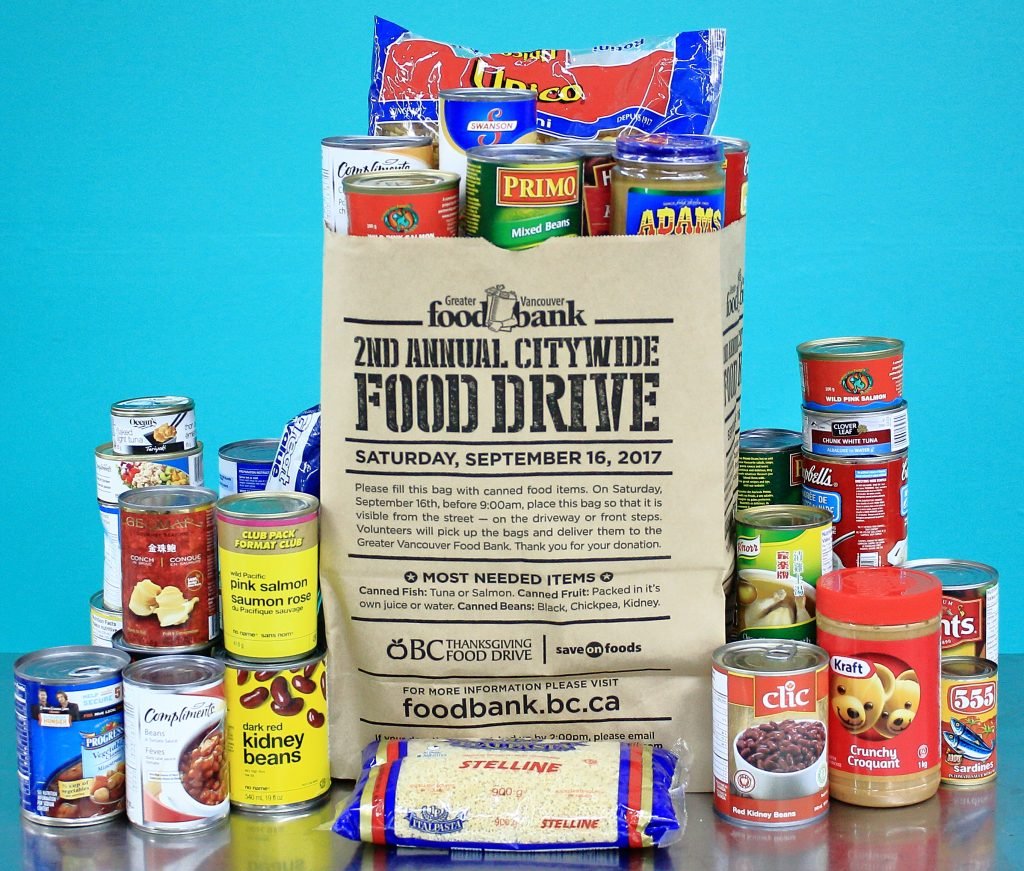 Greater Vancouver Food Bank Citywide Food Drive