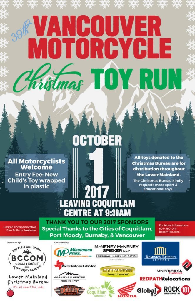 39th Annual Vancouver Motorcycle Toy Run 