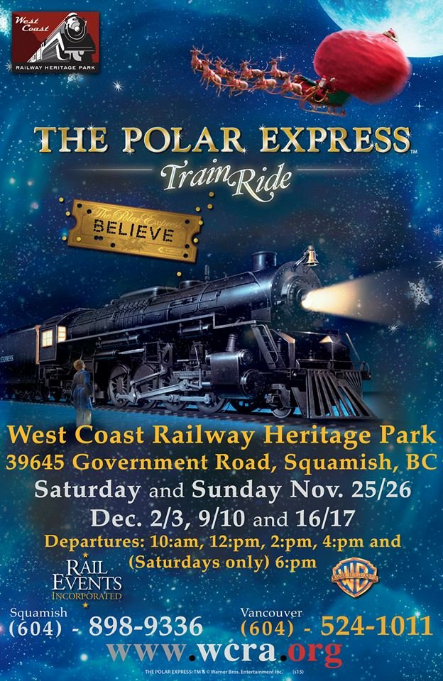 The Polar Express Train Ride Squamish