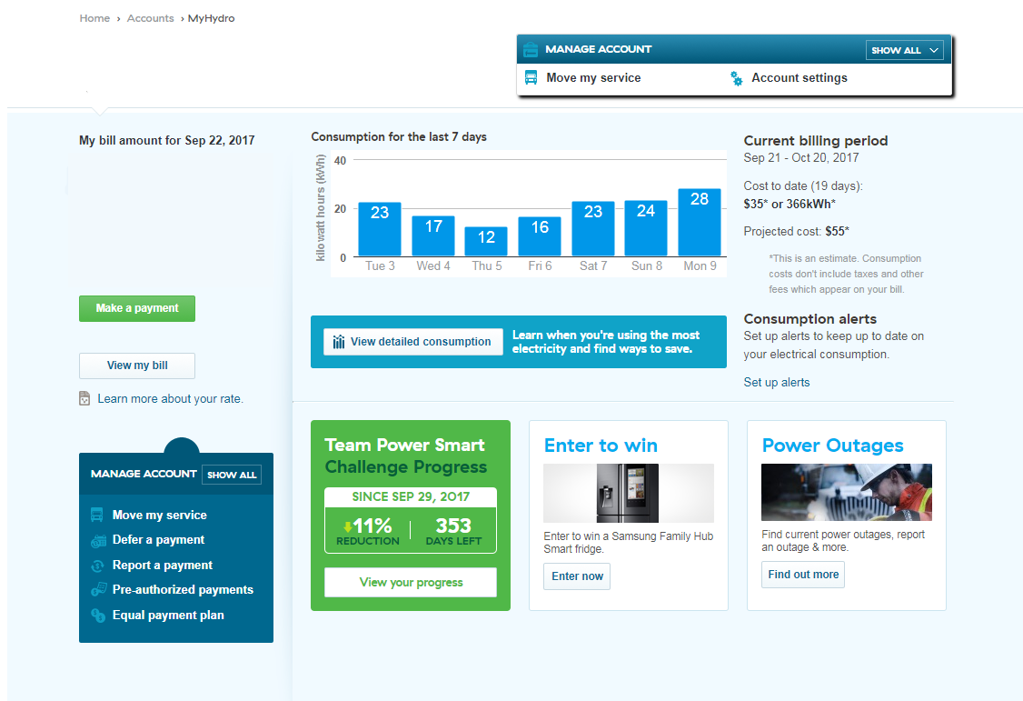 BC Hydro Account 