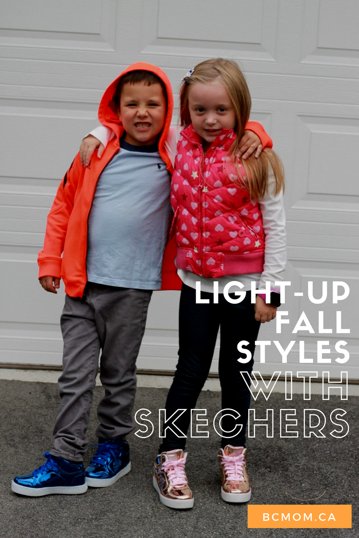 Light-Up Fall Styles with Skechers Canada Energy Light Shoes #Fall #KidsStyle #Review