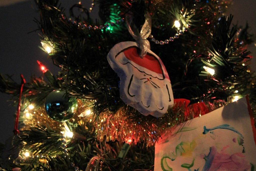 Santa Salt Dough Ornament DIY 